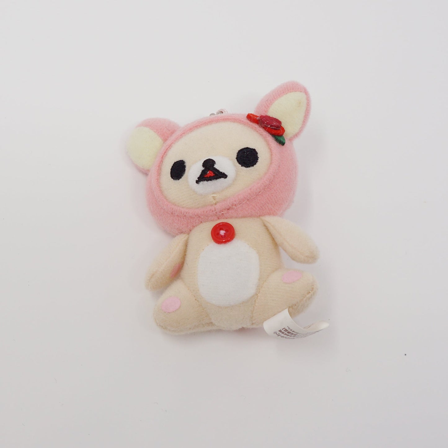 2014 Korilakkuma Deer Fawn Prize Toy Plush Keychain - Rilakkuma Happy Natural Time San-X