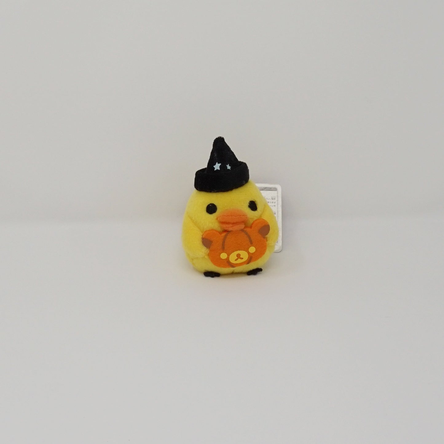 2014 Kiiroitori with Pumpkin and Black Hat (Prize Toy Plush Keychain Rilakkuma - San-X