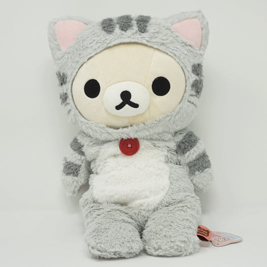 2014 Grey Long Korilakkuma Plush - Rilakkuma Cat Neko Theme